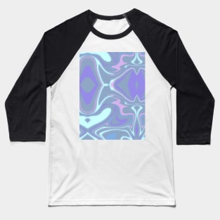 Unicorn Abstract Marble Pattern Baseball T-Shirt